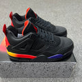 J Balvin x Air Jordan 4 Retro Black Rainbow Gradient Sneakers