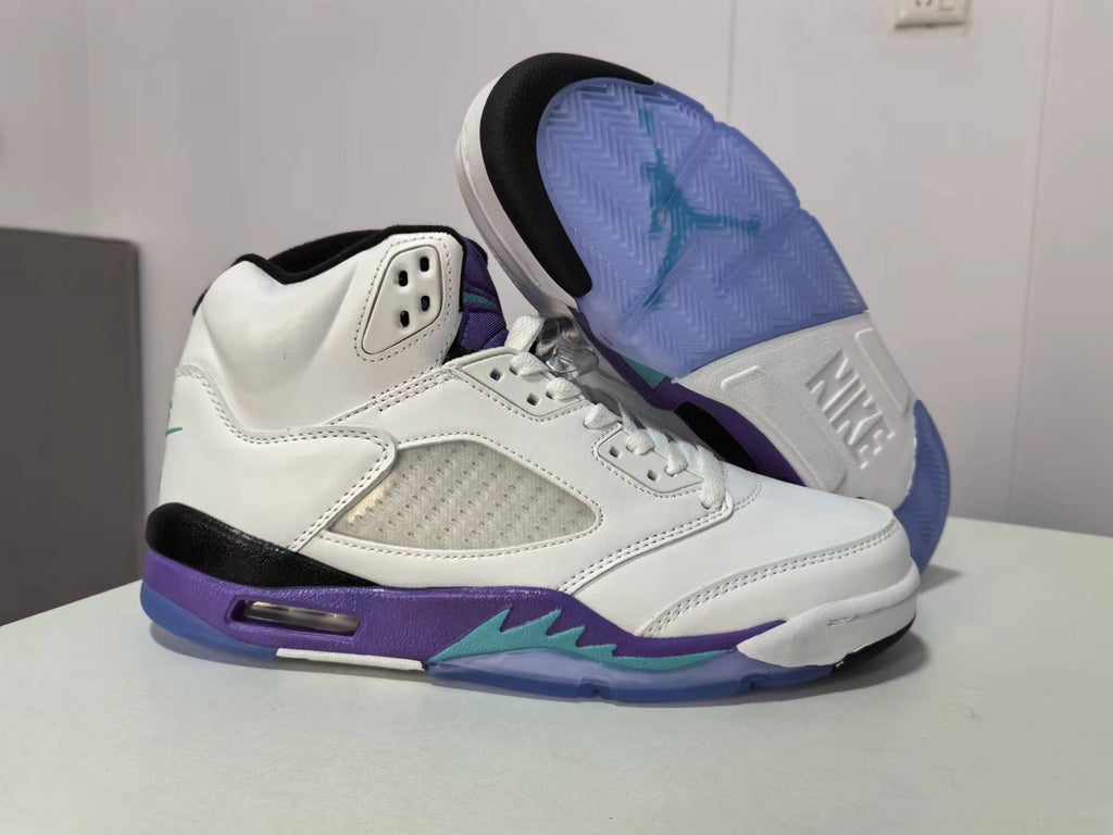 Air Jordan 5 Retro – White/Grape ("White Grape")