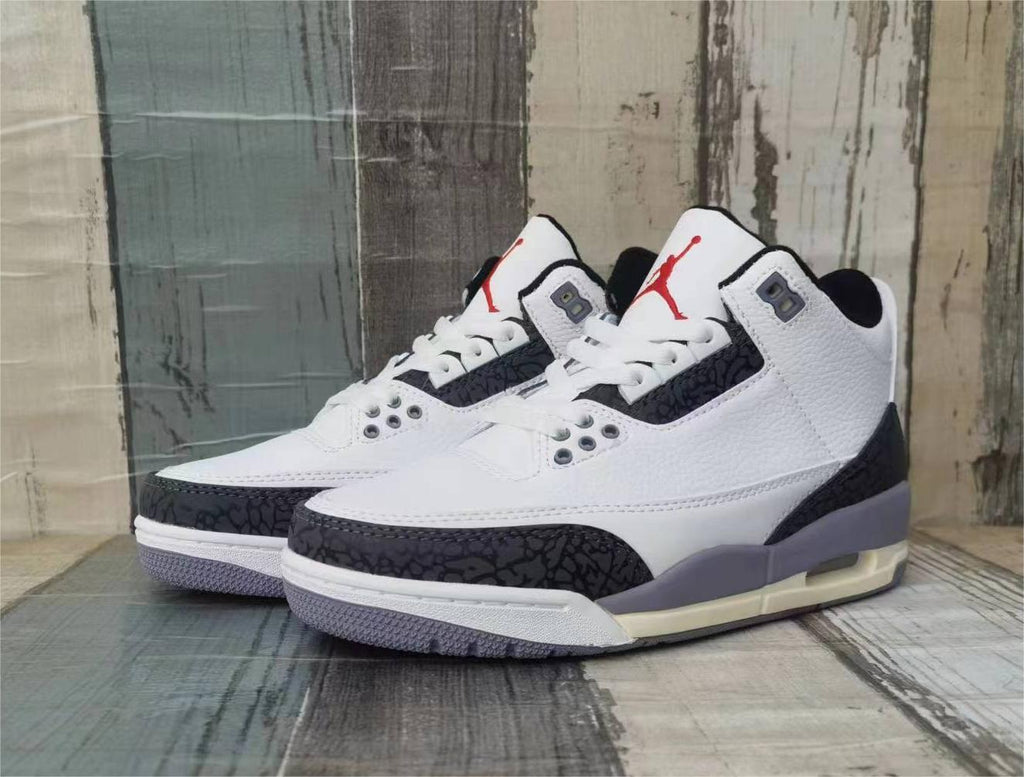 Jordan 3 White Cement Grey Men's Sneakers