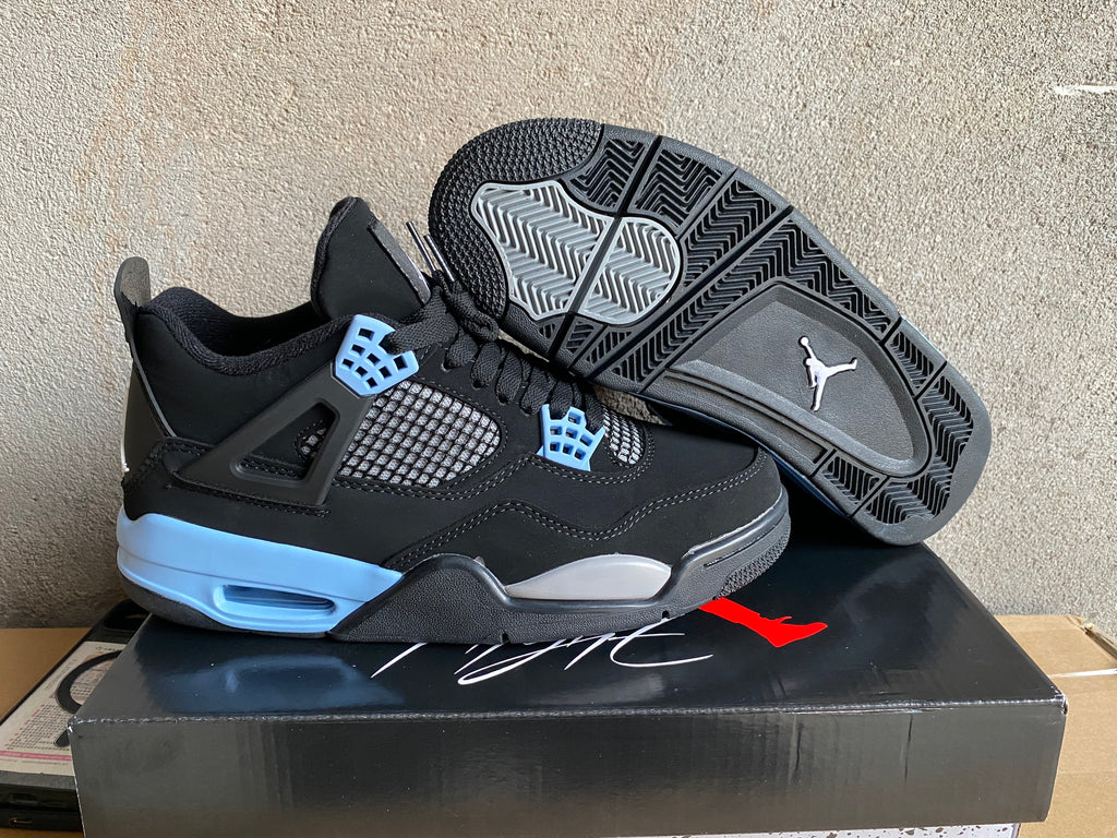 Air Jordan 4 – Black, Grey & Blue
