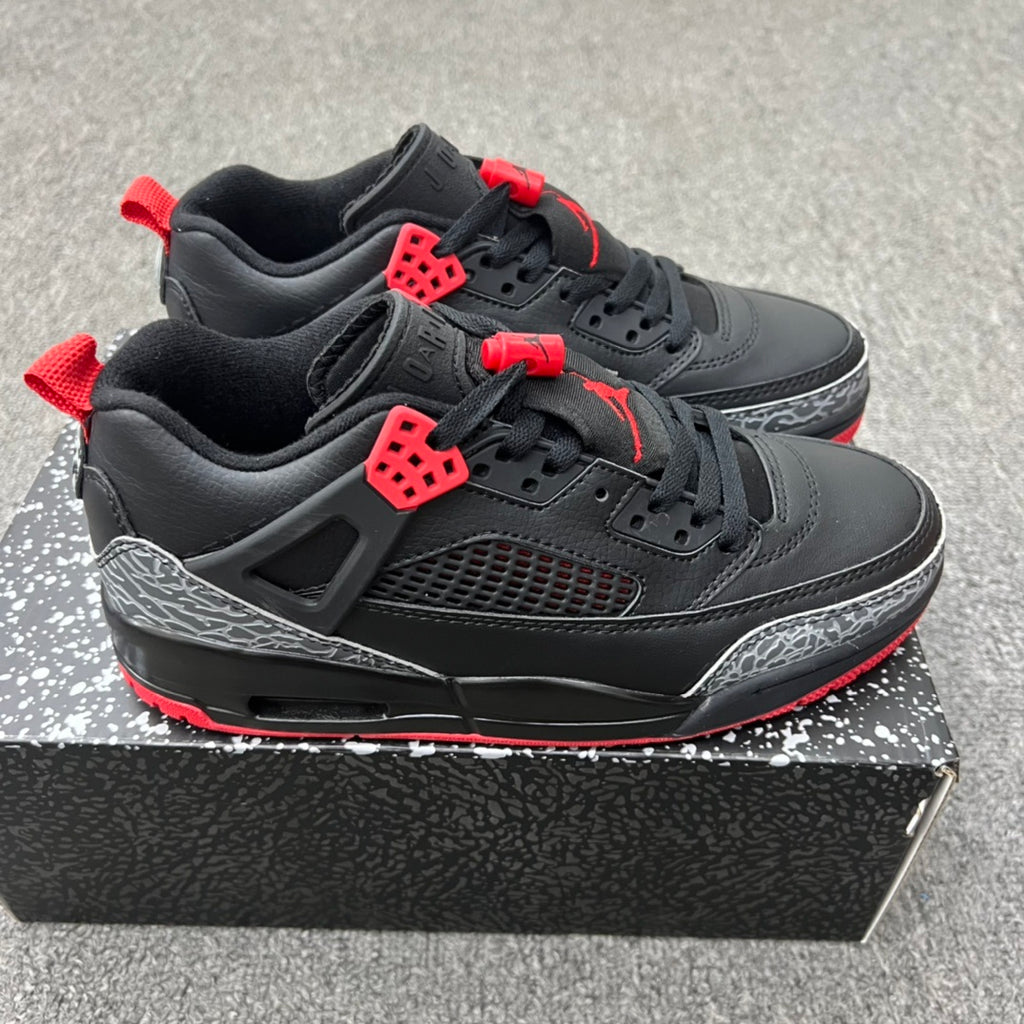 Air Jordan Spizike Low Black Red Sneakers