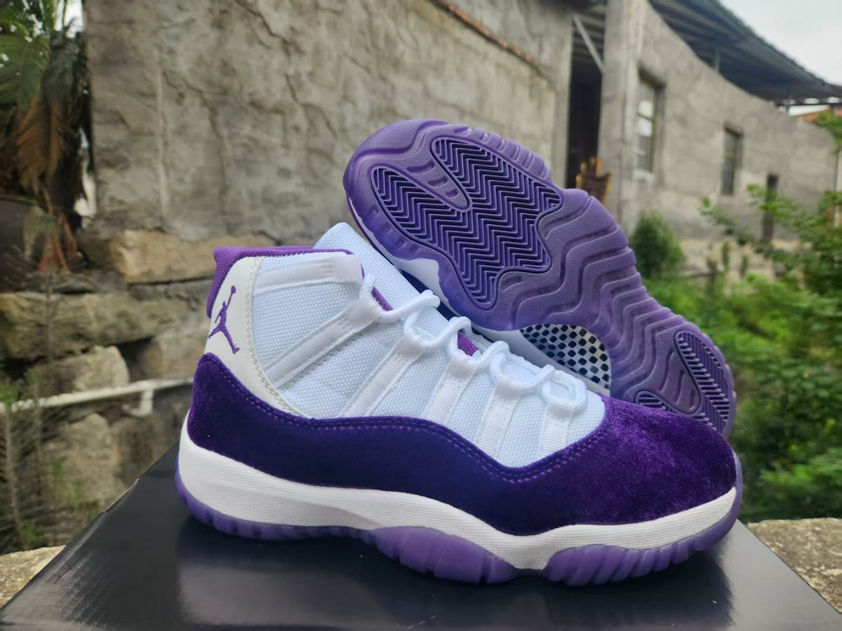 Air Jordan 11 Retro 'White Velvet Purple'